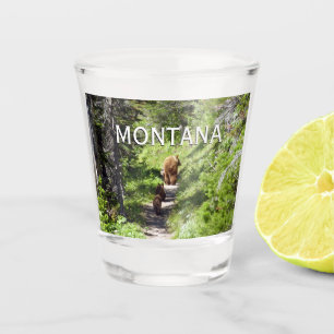 Verre A Shot Famille d'ours Brown