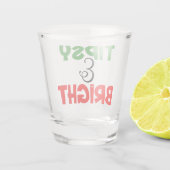 Verre A Shot Fantaisie de Noël et fête de vacances (Dos)