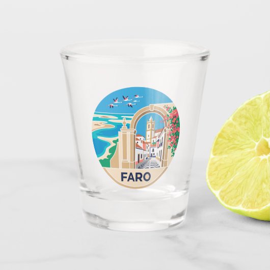 Verre A Shot Faro Portugal (Devant)