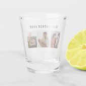 Verre A Shot Father Photo Collage Custom Giant (Dos)