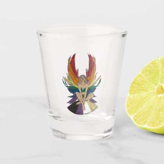 Verre A Shot Fée non-binaire (Devant)