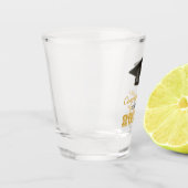 Verre A Shot Félicitations à l'obtention d'un diplôme universit (Gauche)