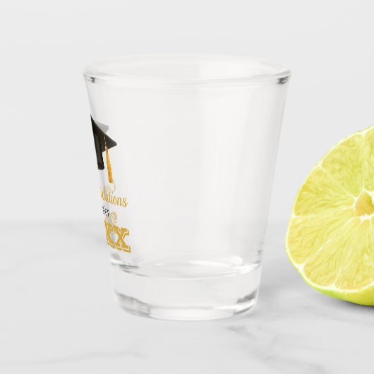 Verre A Shot Félicitations à l'obtention d'un diplôme universit (Droite)