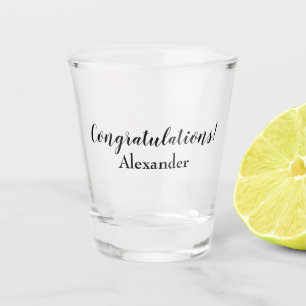 Verre A Shot Félicitations Classy