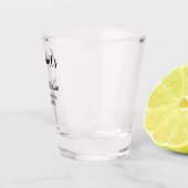 Verre A Shot Félicitations diplômé nom nom université promotion (Droite)