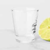 Verre A Shot Félicitations graduation ajouter nom année de text (Gauche)