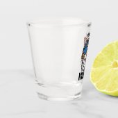 Verre A Shot Felins Pour Kamala Election Chat Lady Cadeau (Gauche)