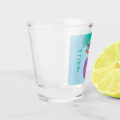 Verre A Shot Femme noire dans la piscine (Gauche)