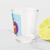 Verre A Shot Femme noire dans la piscine (Droite)