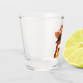 Verre A Shot Femme noire, Grand Casquette, Vibes de vacances (Gauche)