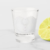 Verre A Shot Femme Robe de Mariée Épouse Mme (Devant)