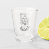 VERRE A SHOT FEMME SKULLHEAD (Dos)