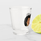 Verre A Shot Femmes noires, soeurs amies (Gauche)