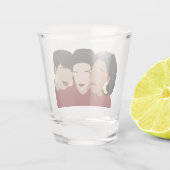 Verre A Shot Femmes noires, soeurs amies (Dos)