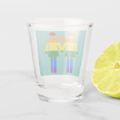 Verre A Shot Femmes Rainbow (Dos)