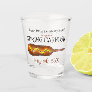 Verre A Shot Festival du Carnaval de printemps Corn Dog Corndog