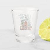Verre A Shot Fête à thème Fueled By Tequila (Dos)