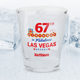 Verre A Shot Fête d'anniversaire à Las Vegas - 67e anniversaire