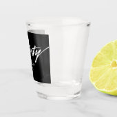 Verre A Shot Fête d'anniversaire des 30 ans de Modern Script (Droite)