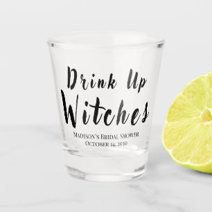 Verre A Shot Fête de Bachelorette d'octobre des sorcières, buve