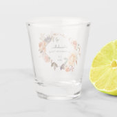 Verre A Shot Fête de Bachelorte Rose et Peach (Dos)