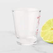 Verre A Shot Fête de Fille de Cocktail Rétro (Gauche)