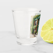 Verre A Shot Fête de la Saint-Patrick au bar pub (Gauche)