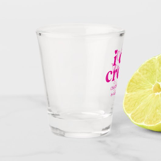 Verre A Shot Fête de Mariage de l'Équipe 'I Do Crew' Enterremen (Gauche)