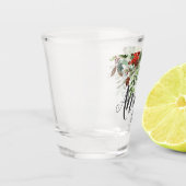 Verre A Shot Fête de mariage des Verts de Noël (Gauche)