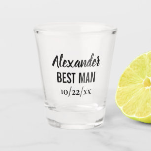 Verre A Shot Fête de mariage du meilleur célibataire