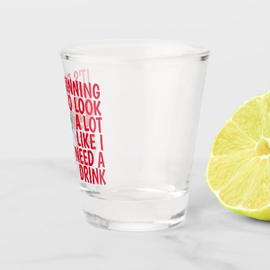 Verre A Shot Fête de Noël | Funny Père Noël Boire un Humour (Droite)