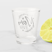 Verre A Shot Fête des mères Amour maman (Dos)