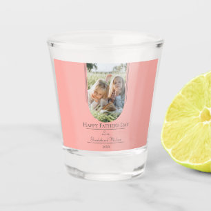 Verre A Shot Fête des pères photo Arch moderne   Corail