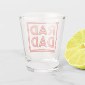 Verre A Shot Fête des pères - Rad Papa (Dos)