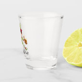 Verre A Shot Fête Elfe de Noël drôle  (Droite)