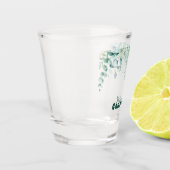 Verre A Shot Feuillage vert Eucalyptus nom vert (Gauche)