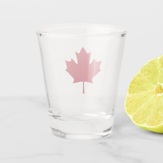 Verre A Shot Feuille d'érable du Canada (Dos)
