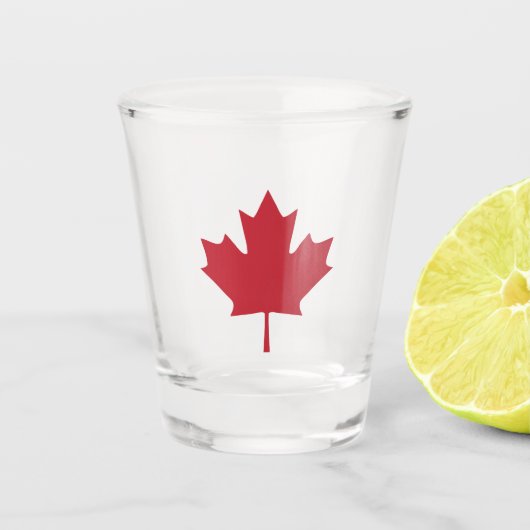 Verre A Shot Feuille d'érable du Canada (Devant)