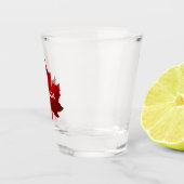 Verre A Shot Feuille d'érable rouge du CANADA (Droite)