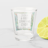 Verre A Shot Feuille tropicale Funny Beach Mariage Faveur (Dos)