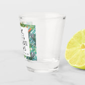 Verre A Shot Feuille tropicale Funny Beach Mariage Faveur (Droite)