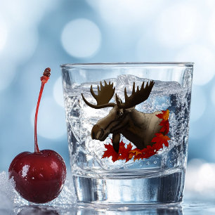Verre A Shot Feuilles de l'érable rouge orignal