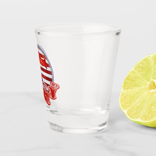 Verre A Shot Fier Croate Américain (Droite)