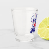Verre A Shot Fier d'être un Américain (Gauche)