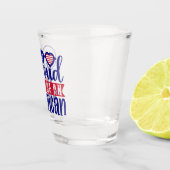 Verre A Shot Fier d'être un Américain (Droite)