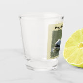 Verre A Shot Fier Oiseau Nerd Pélican Photo Birder Hobby Birder (Gauche)