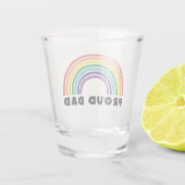 Verre A Shot Fier père arc-en-ciel (Dos)