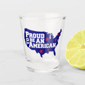 Verre A Shot Fière Esprit Américain (Devant)