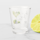 Verre A Shot Fiesta Margarita Couples Douche (Dos)