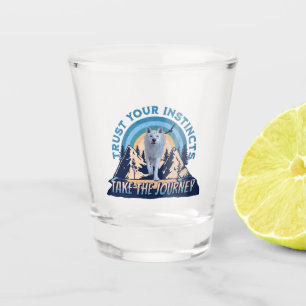 Verre A Shot Fiez-vous à vos instincts Aventure du loup arctiqu
